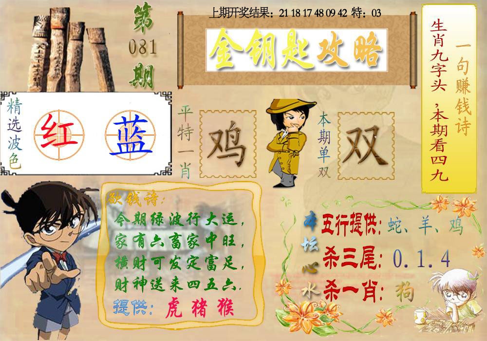 081期《金钥匙攻略》[图]